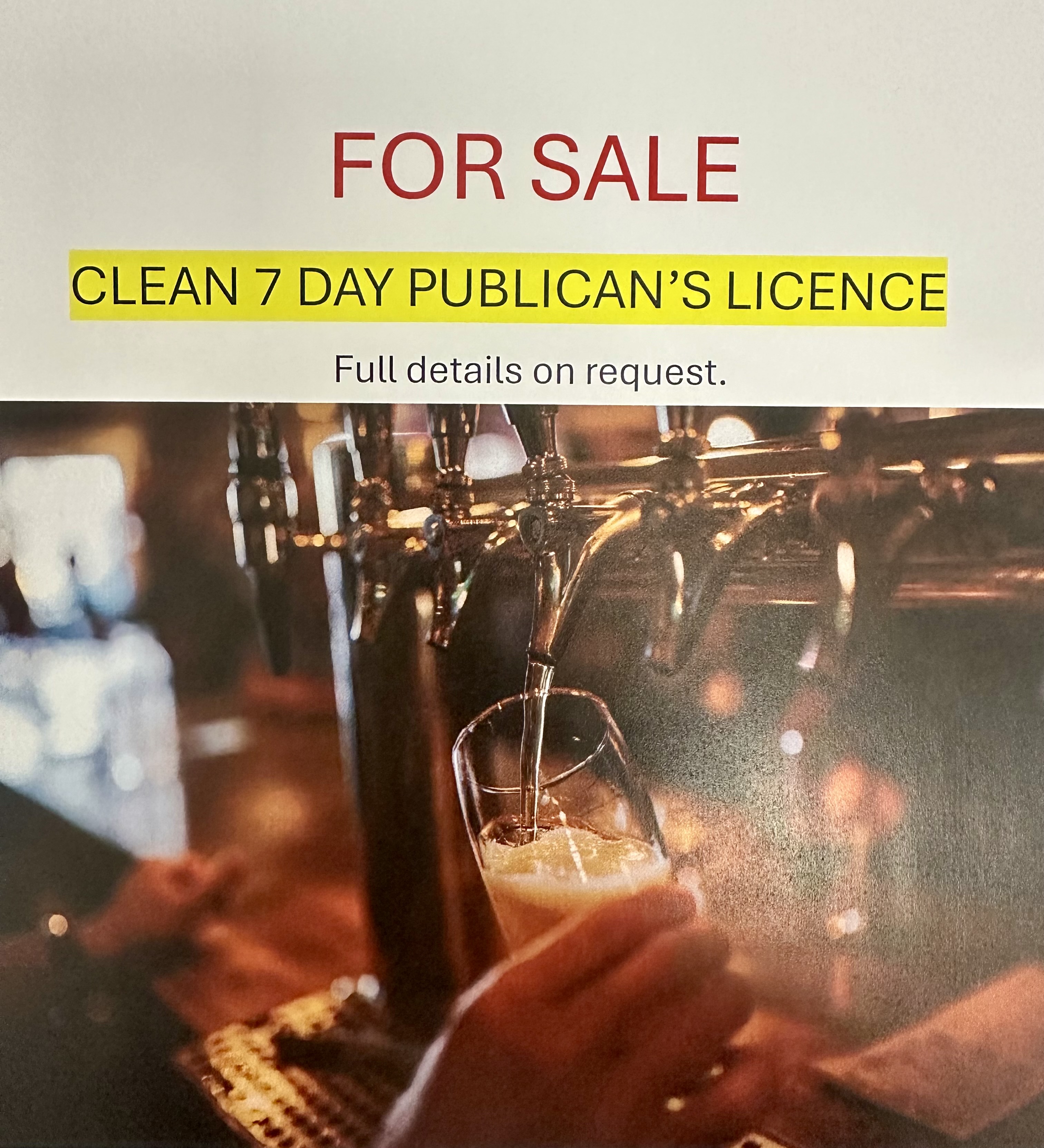 7 Day Pub Licence 